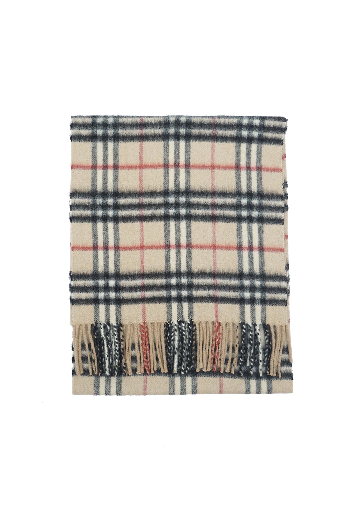 BURBERRY Nova Check Wool Scarf (Pre-Owned)