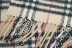 BURBERRY Nova Check Wool Scarf (Pre-Owned)