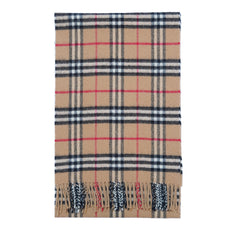 Lambswool Plaid Print Vintage Pre-Loved Scarf