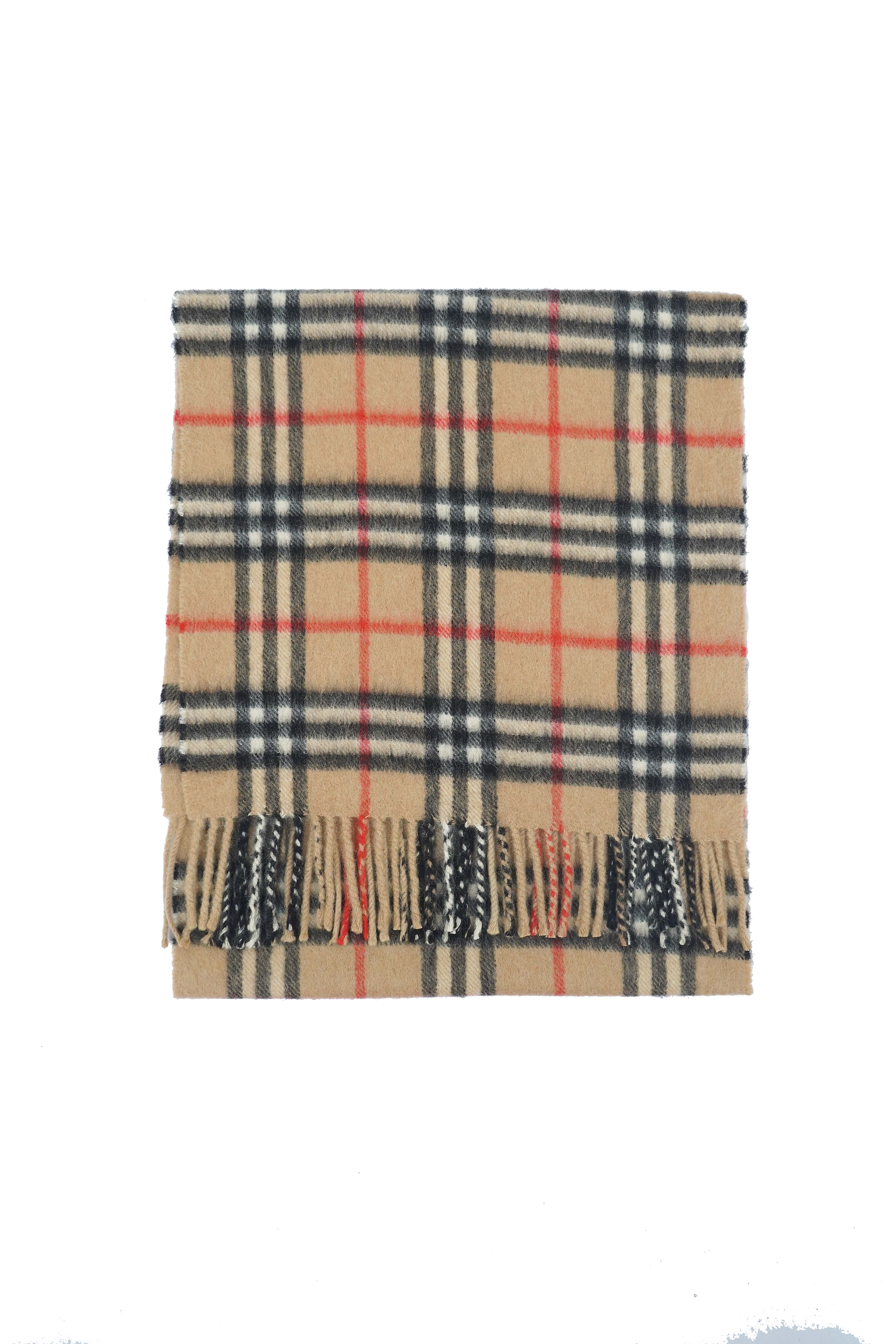 Burberry Cashmere Check Scarf (Pre-owned)