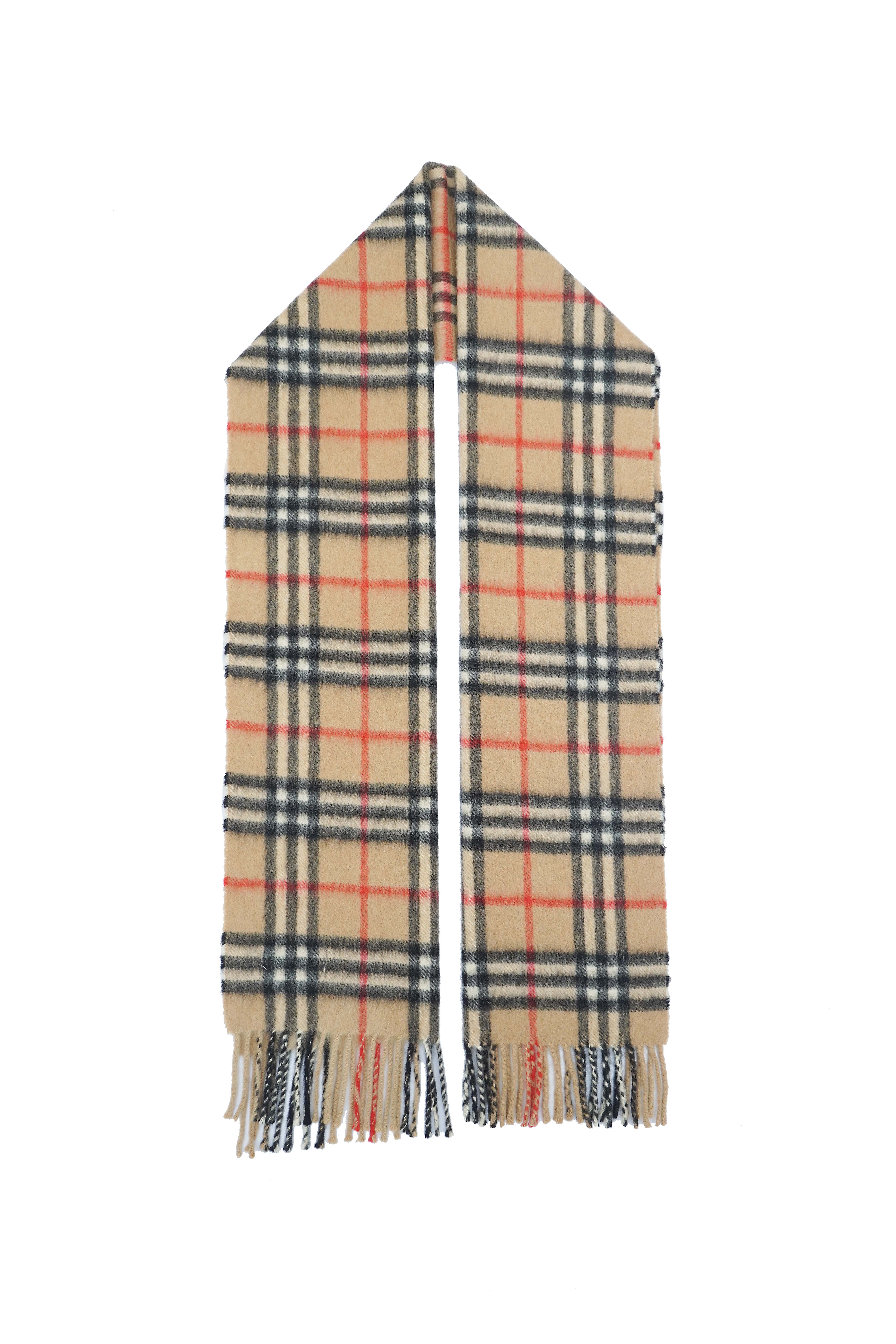 Burberry Cashmere Check Scarf (Pre-owned)