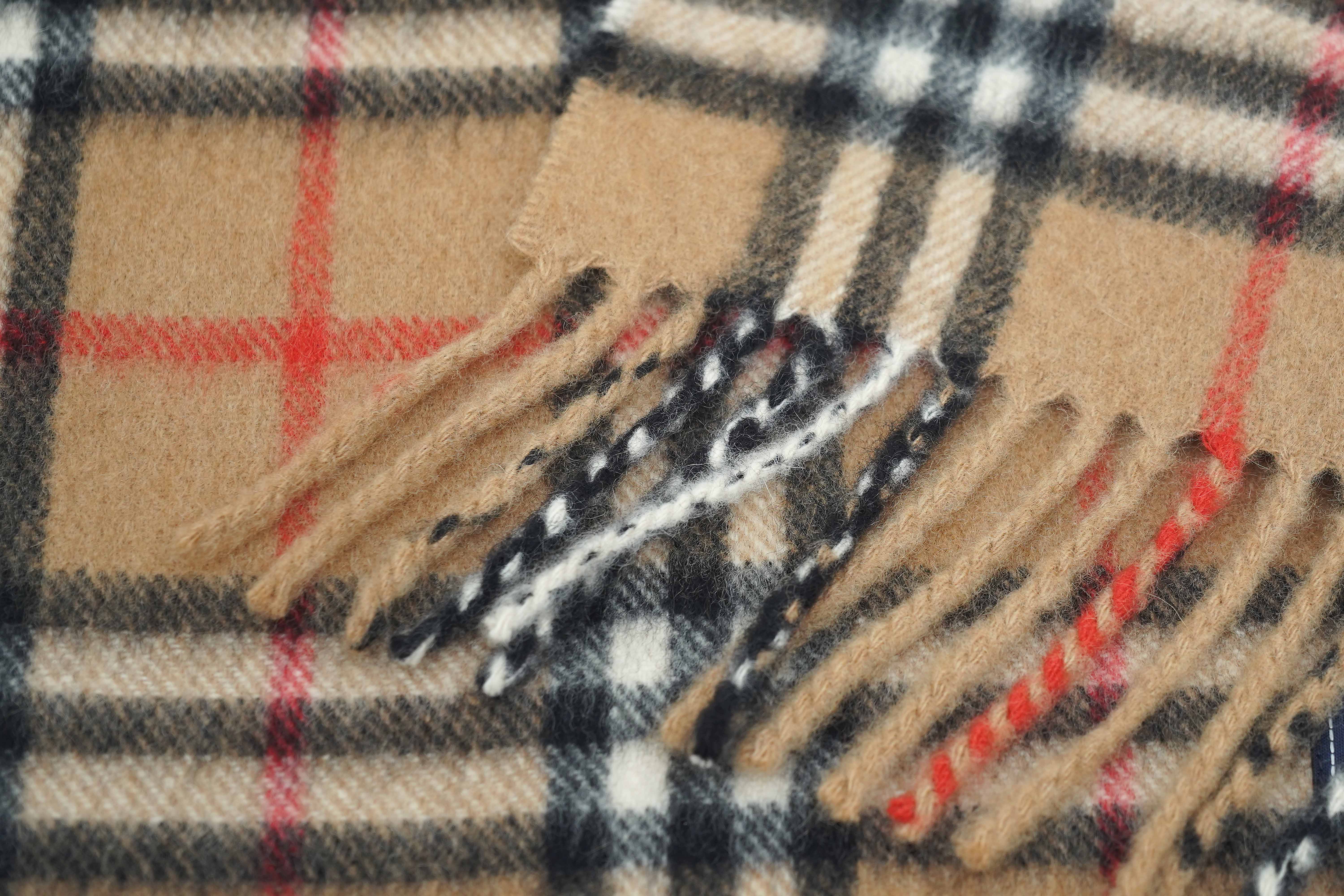 Burberry Cashmere Check Scarf (Pre-owned)