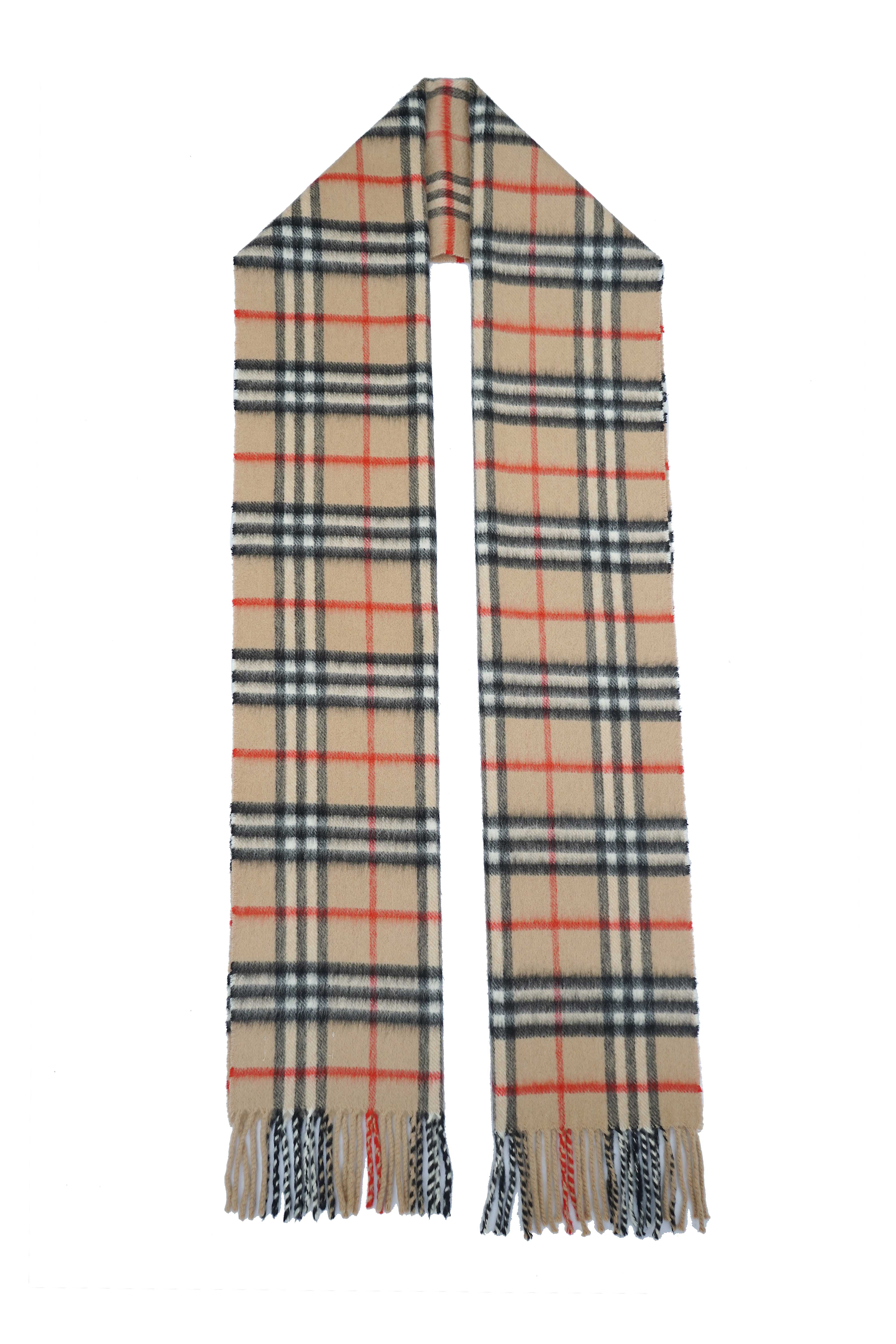 Burberry Cashmere Check Scarf (Pre-owned)