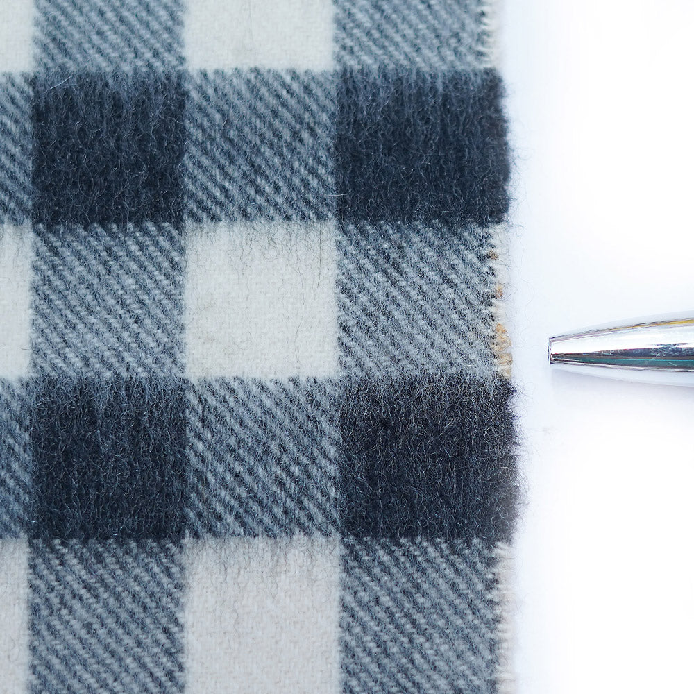 Cashmere Plaid Print Vintage Pre-Loved Scarf