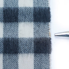 Cashmere Plaid Print Vintage Pre-Loved Scarf