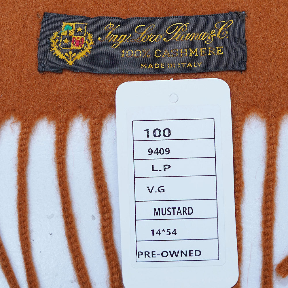Cashmere Plain Vintage Pre-Loved Scarf
