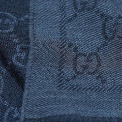 Wool GG Pattern Vintage Pre-Loved Scarf