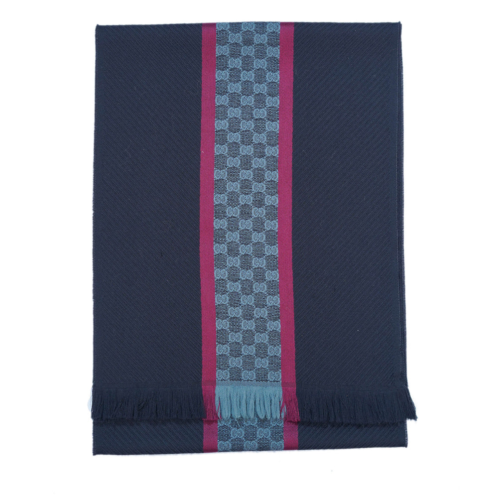 Wool GG Pattern Vintage Pre-Loved Scarf