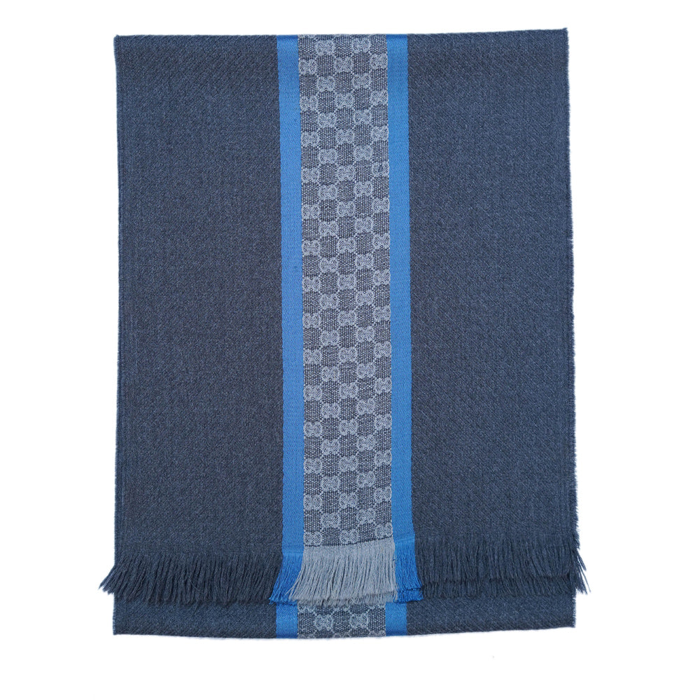 Wool GG Pattern Vintage Pre-Loved Scarf