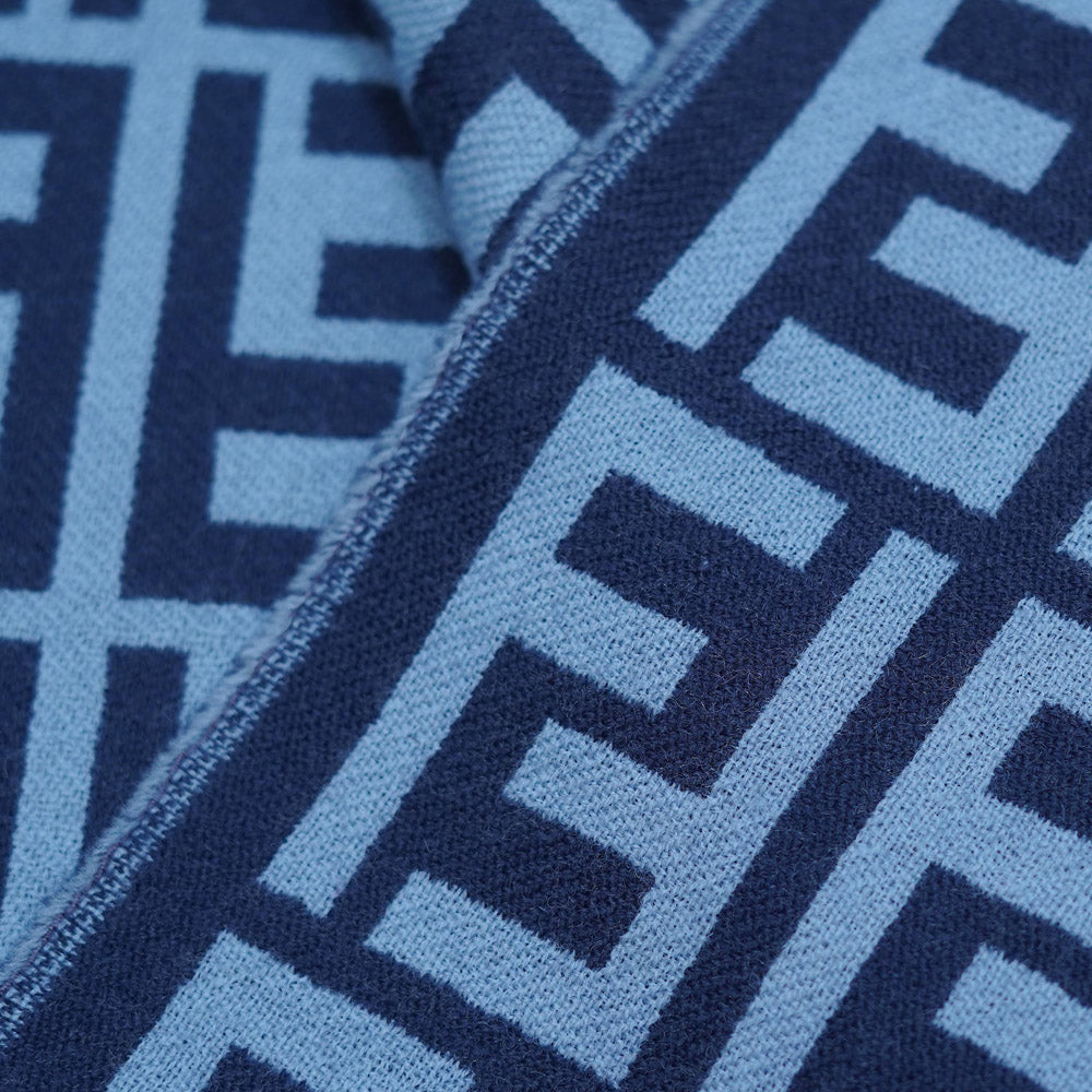 Wool FF Pattern Vintage Pre-Loved Scarf
