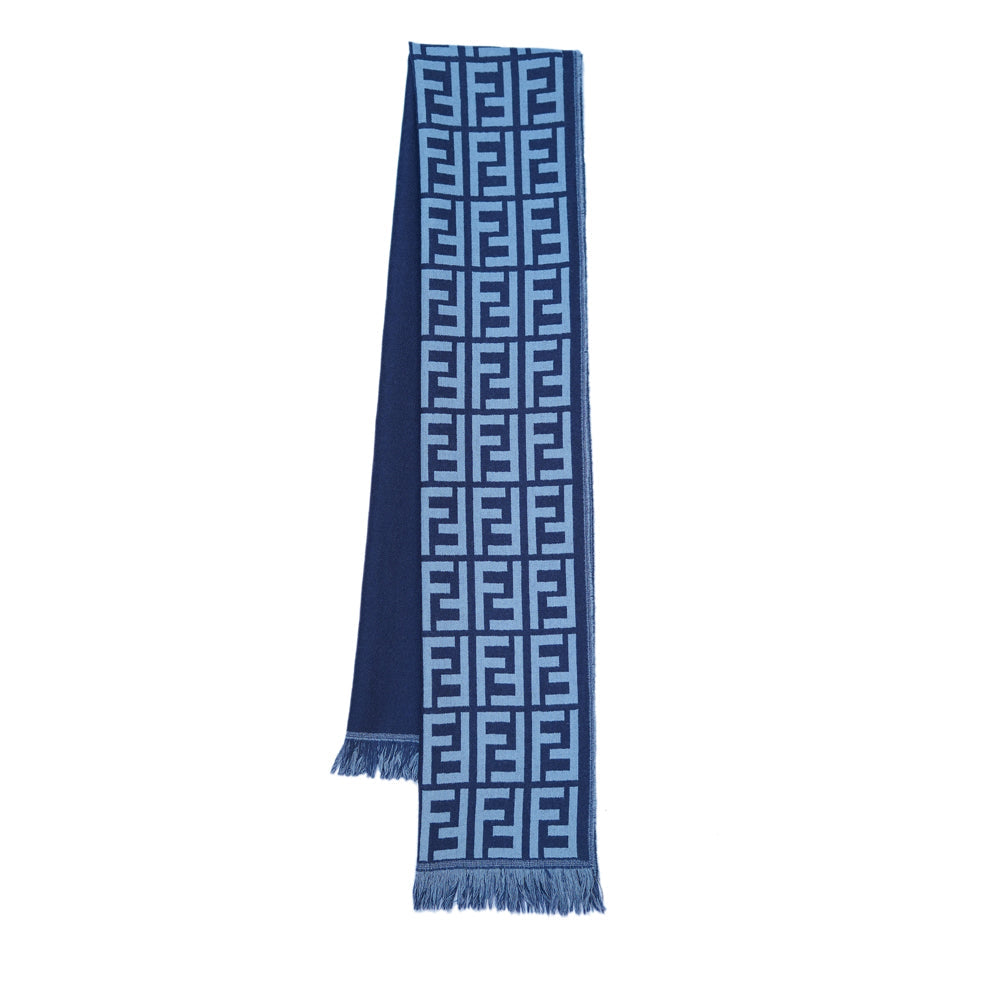 Wool FF Pattern Vintage Pre-Loved Scarf