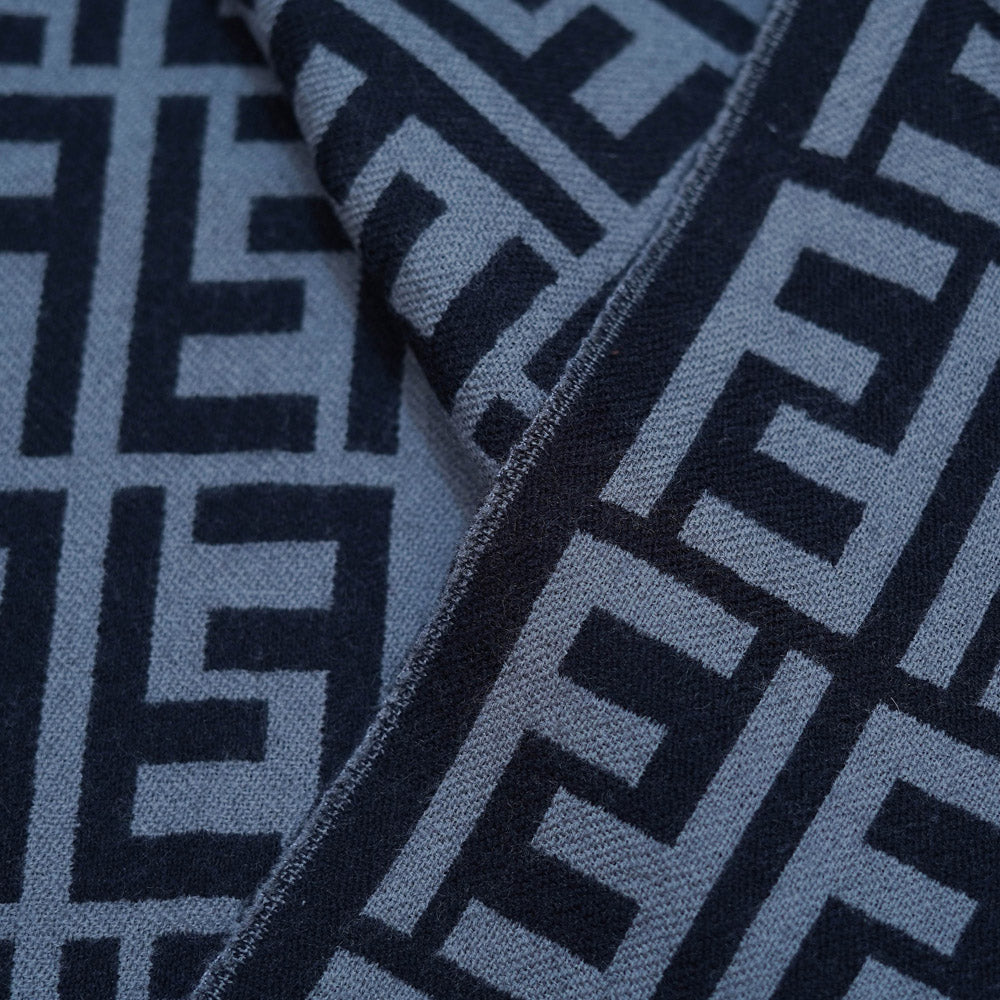 Wool FF Pattern Vintage Pre-Loved Scarf