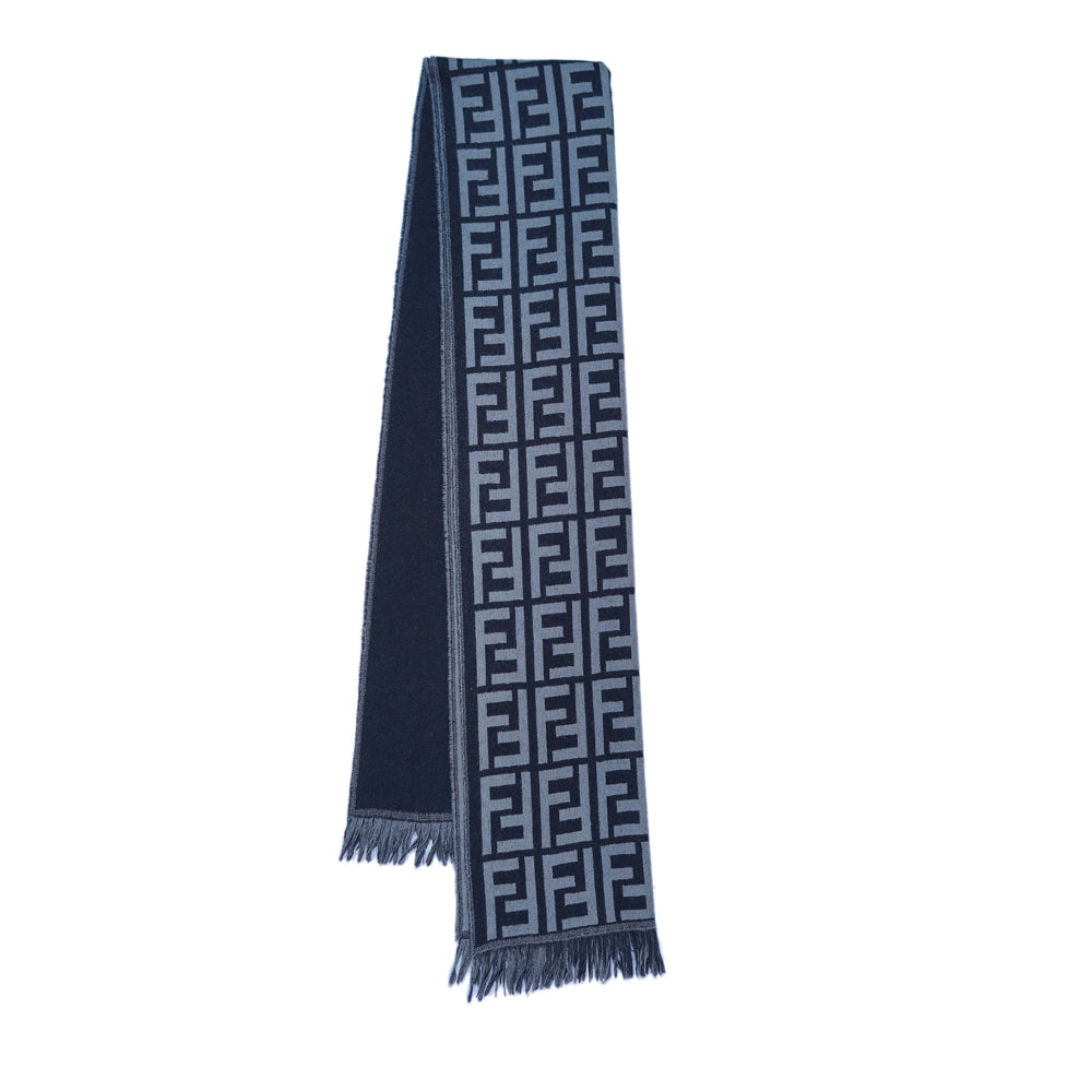 Wool FF Pattern Vintage Pre-Loved Scarf