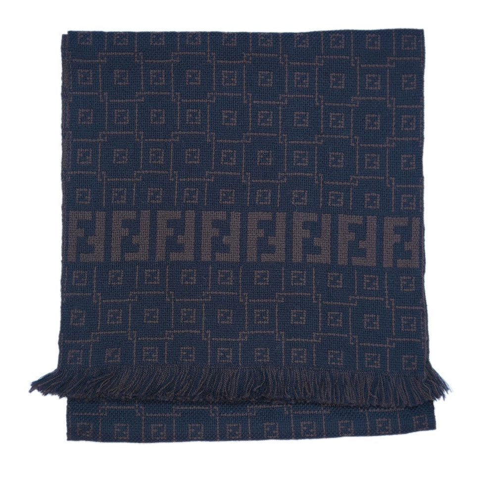Wool FF Pattern Vintage Pre-Loved Scarf
