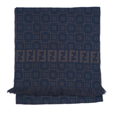 Wool FF Pattern Vintage Pre-Loved Scarf