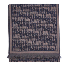 Wool Monogram Vintage Pre-Loved Scarf