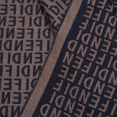 Wool Monogram Vintage Pre-Loved Scarf