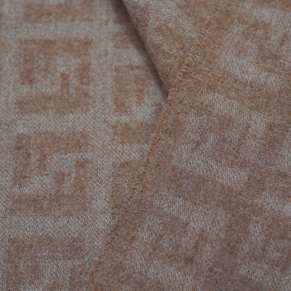 Wool FF Pattern Vintage Pre-Loved Scarf