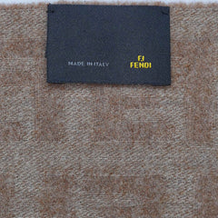 Wool FF Pattern Vintage Pre-Loved Scarf