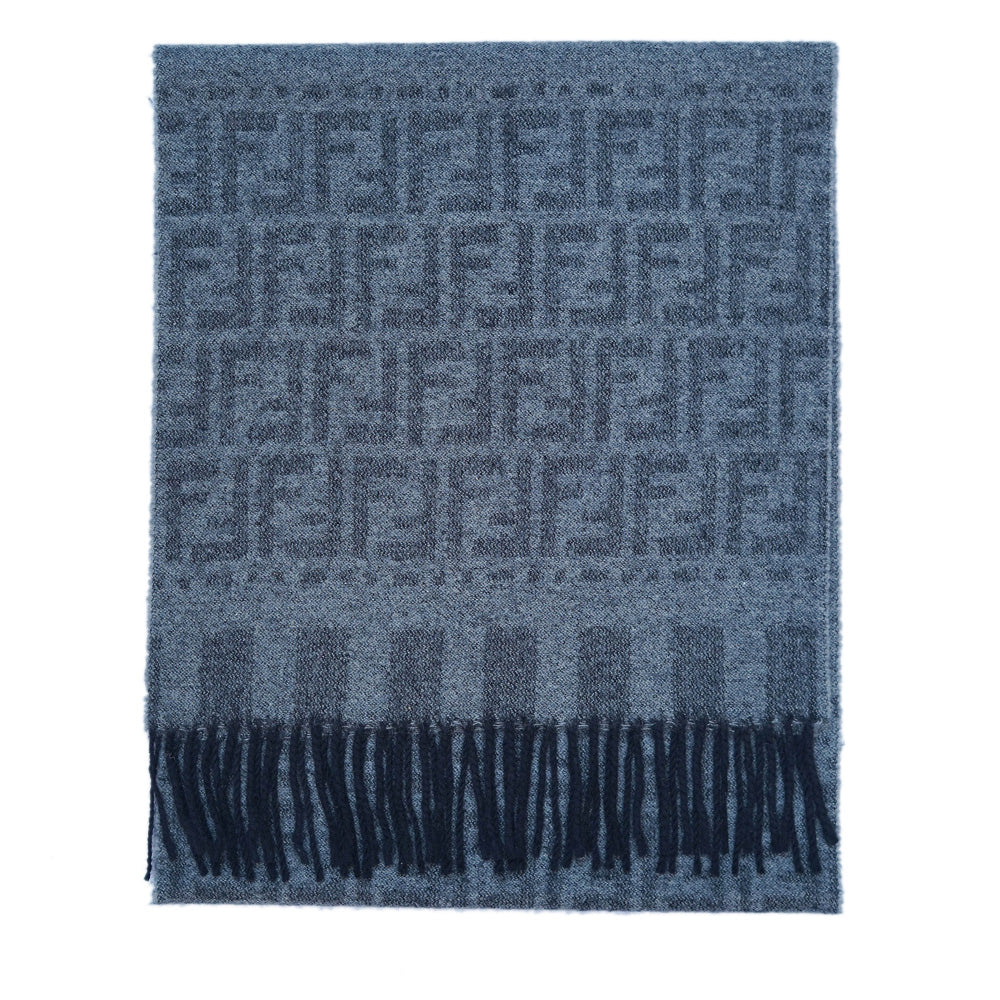 Wool FF Pattern Vintage Pre-Loved Scarf