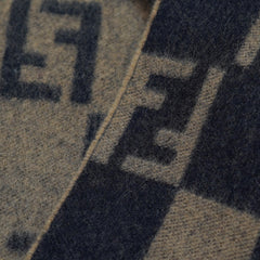 Wool FF Pattern Vintage Pre-Loved Scarf