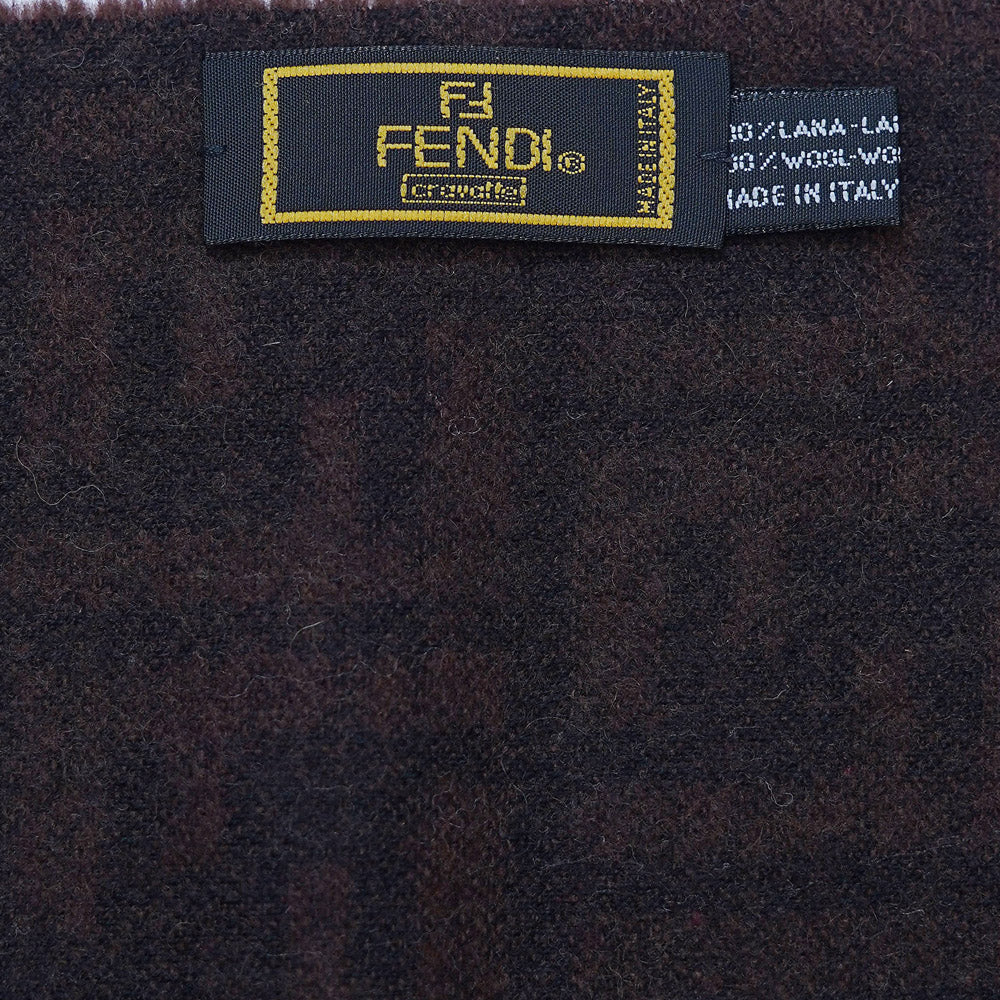 Wool FF Pattern Vintage Pre-Loved Scarf