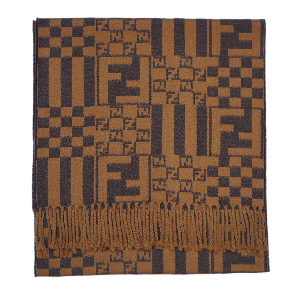 Wool FF Pattern Vintage Pre-Loved Scarf