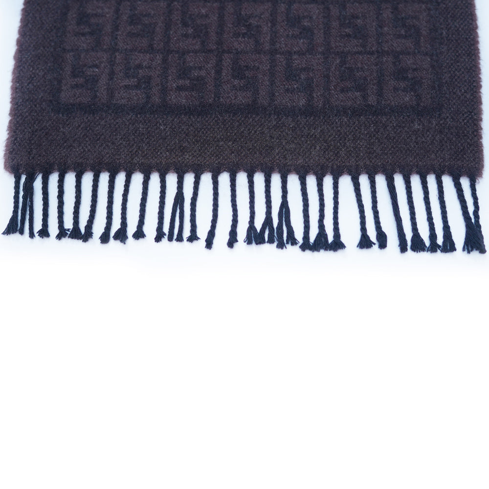 Wool FF Pattern Vintage Pre-Loved Scarf