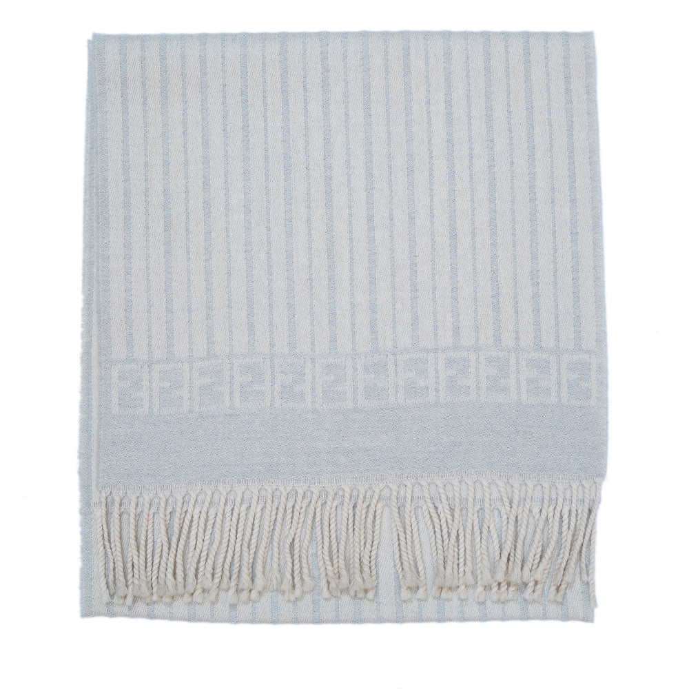Wool FF Pattern Vintage Pre-Loved Scarf