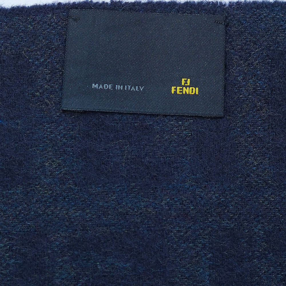 Wool FF Pattern Vintage Pre-Loved Scarf