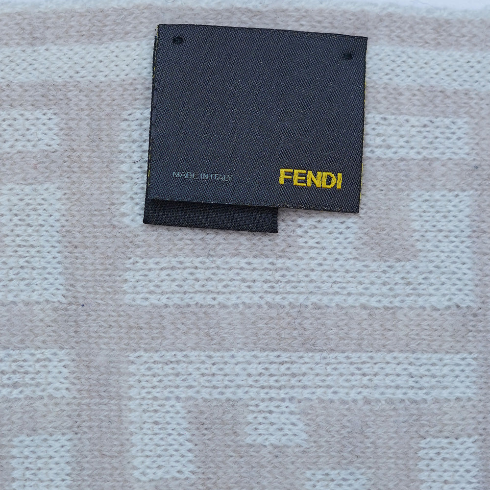 Wool FF Pattern Vintage Pre-Loved Scarf