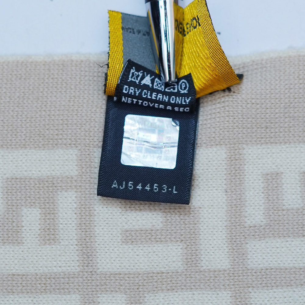 Wool FF Pattern Vintage Pre-Loved Scarf
