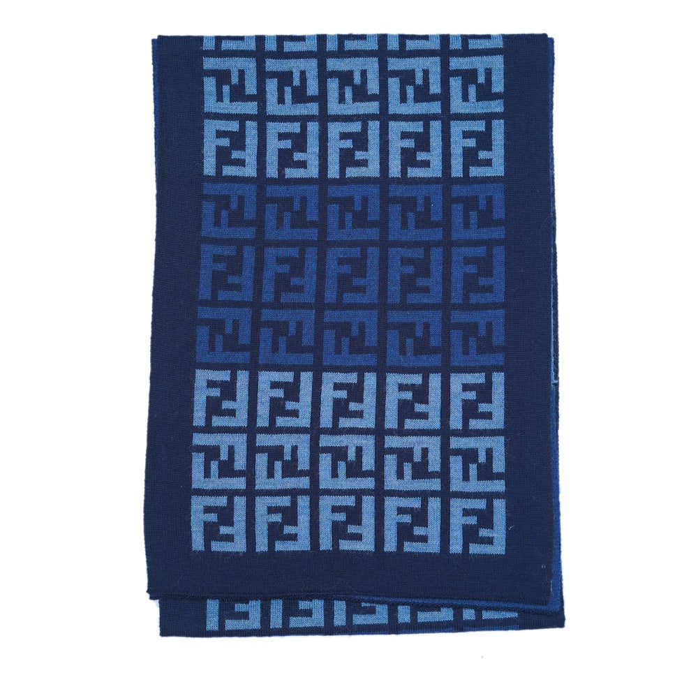 Wool FF Pattern Vintage Pre-Loved Scarf