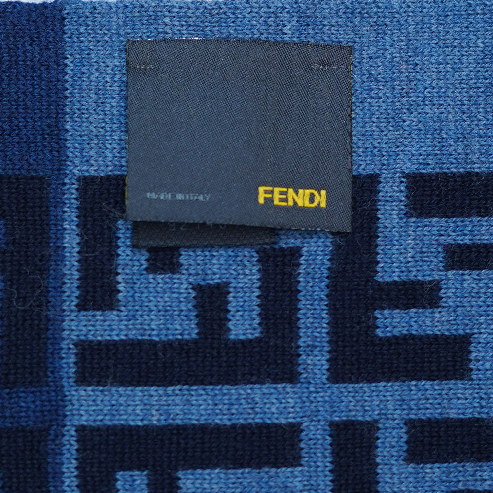 Wool FF Pattern Vintage Pre-Loved Scarf