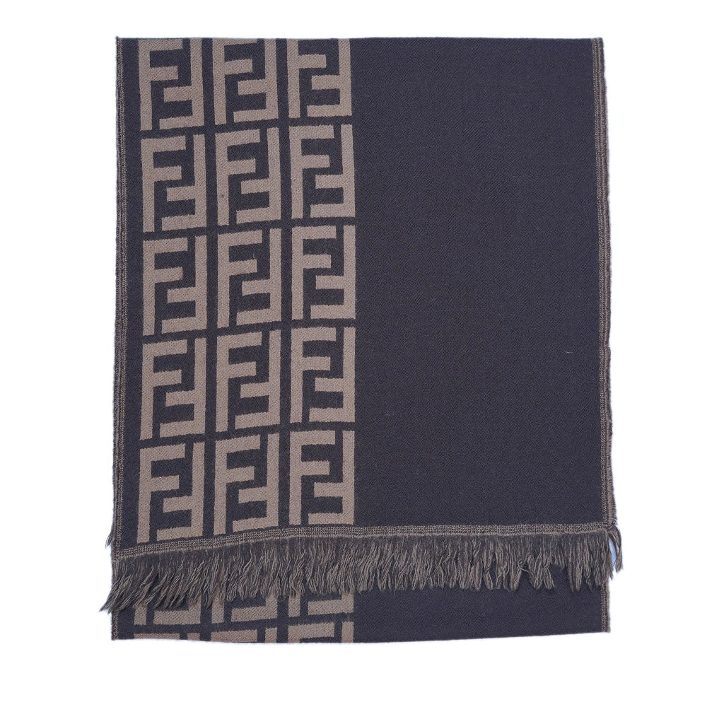 Wool FF Pattern Vintage Pre-Loved Scarf