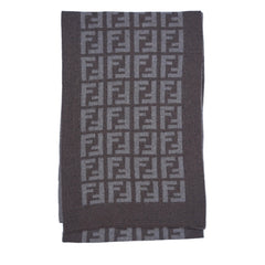 Wool FF Pattern Vintage Pre-Loved Scarf