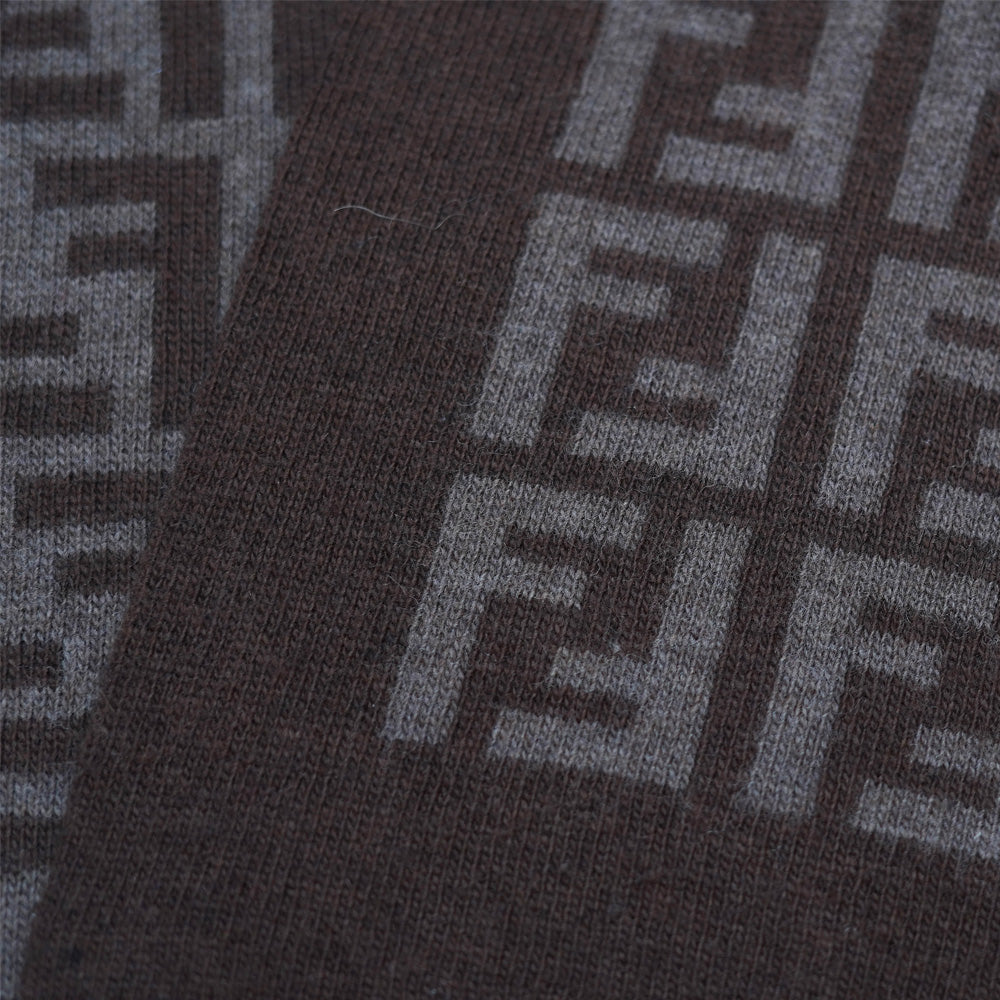 Wool FF Pattern Vintage Pre-Loved Scarf