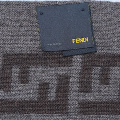 Wool FF Pattern Vintage Pre-Loved Scarf
