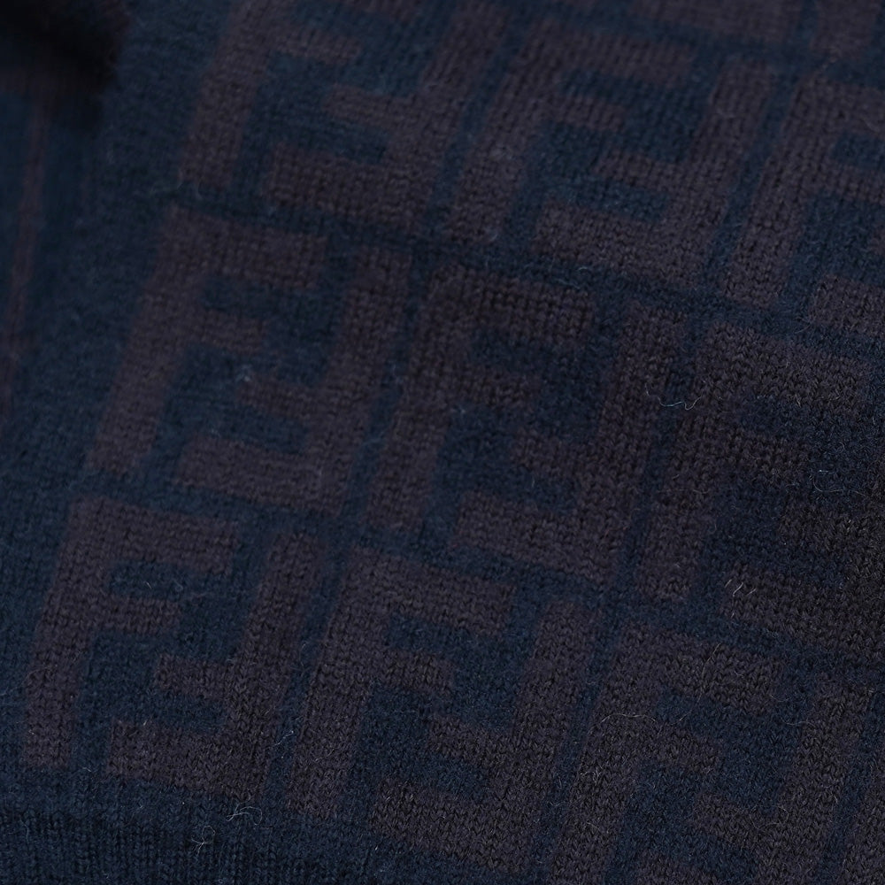 Wool FF Pattern Vintage Pre-Loved Scarf