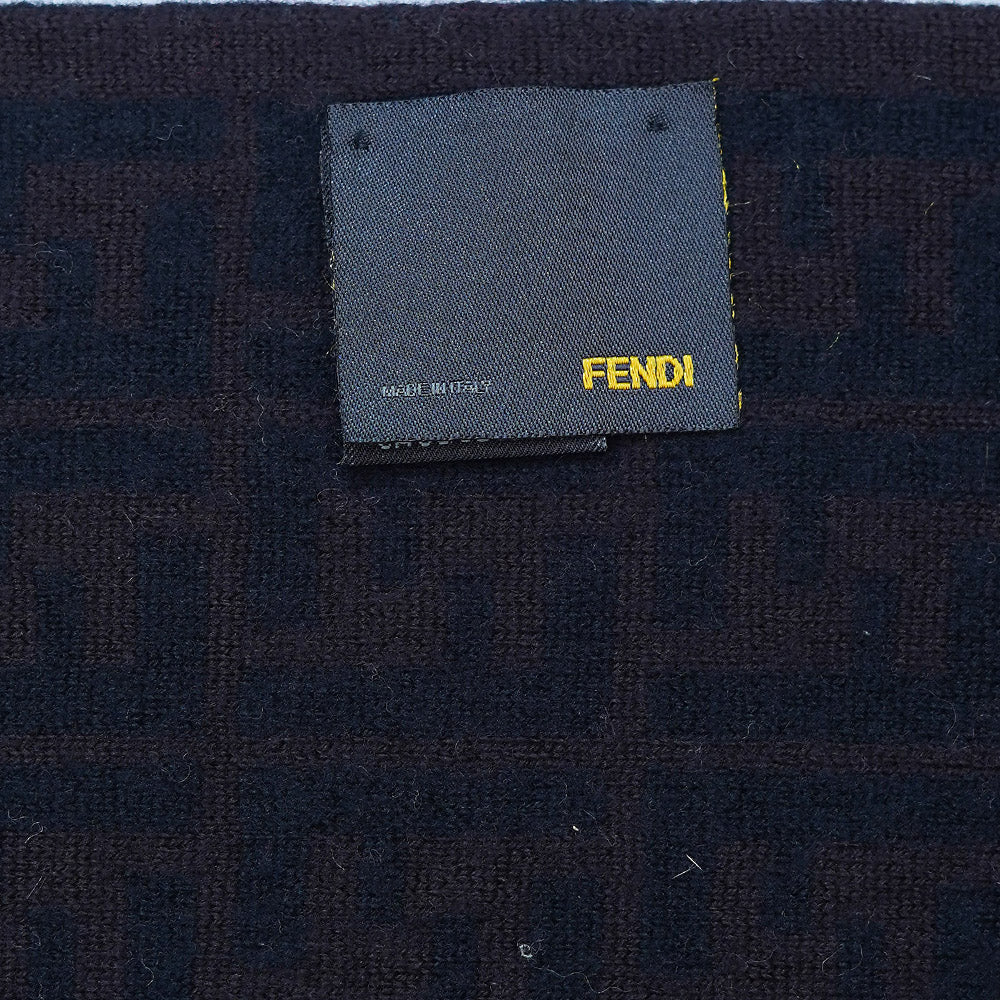 Wool FF Pattern Vintage Pre-Loved Scarf