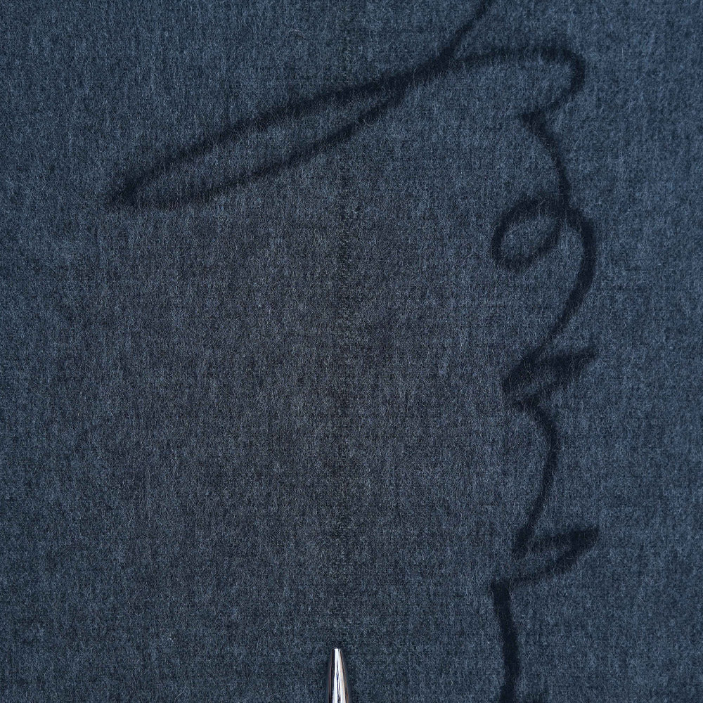 Cashmere Monogram Print Vintage Pre-Loved Scarf