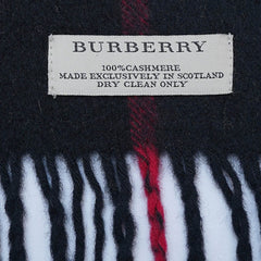 Cashmere Plaid Print Vintage Pre-Loved Scarf