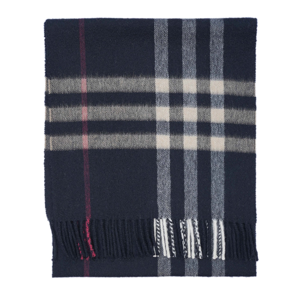 Cashmere Plaid Print Vintage Pre-Loved Scarf