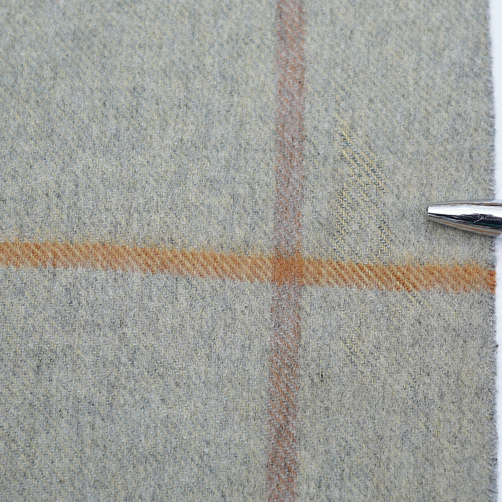 Cashmere Plaid Print Vintage Pre-Loved Scarf