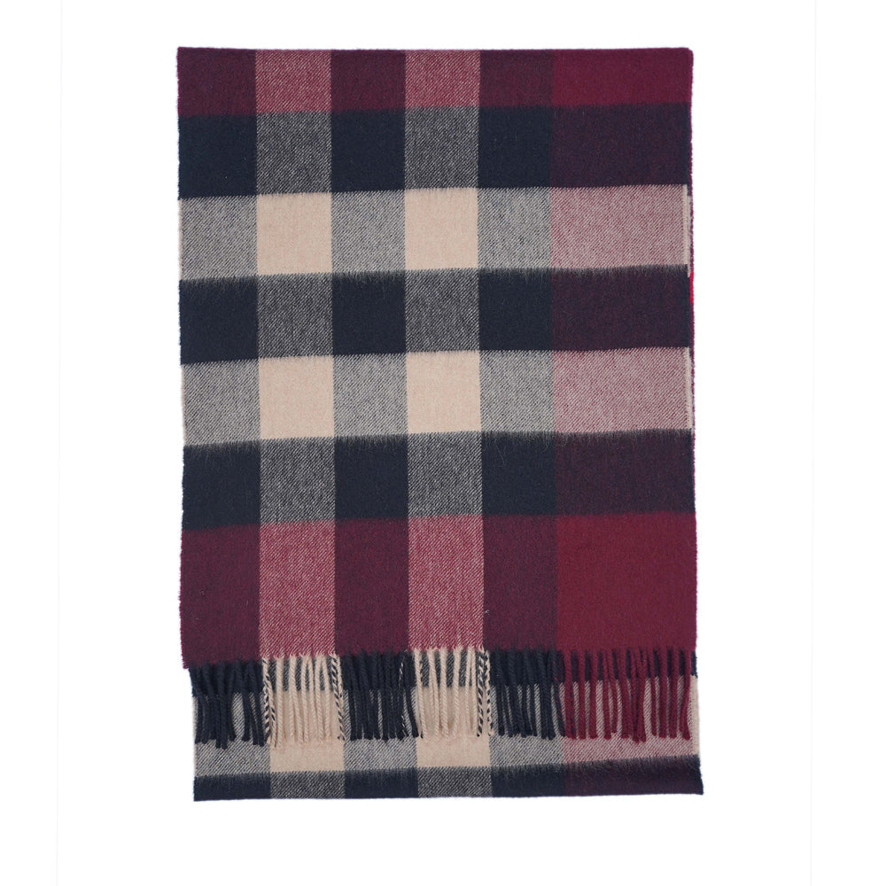Cashmere Plaid Print Vintage Pre-Loved Scarf