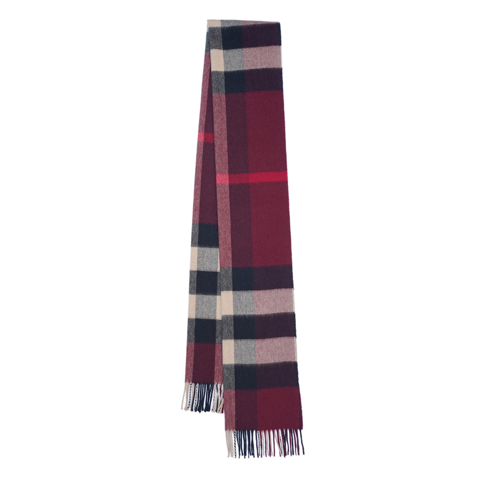 Cashmere Plaid Print Vintage Pre-Loved Scarf