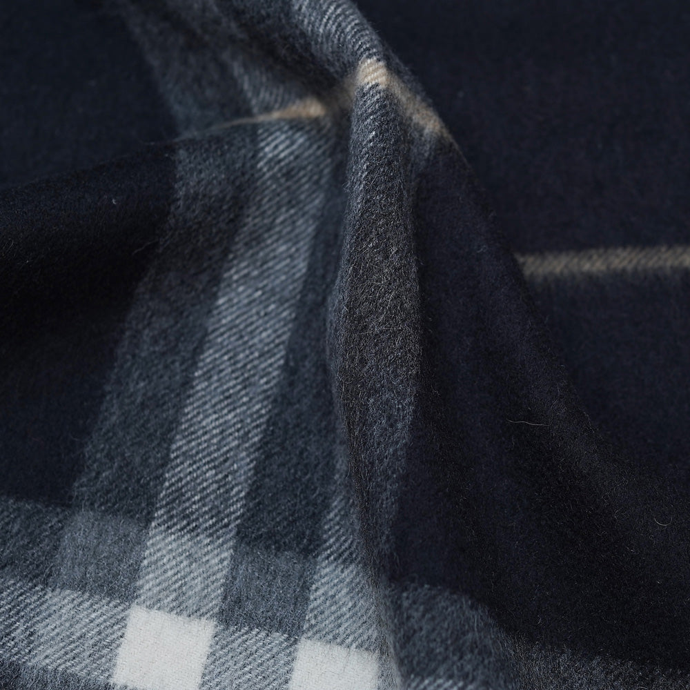 Cashmere Plaid Print Vintage Pre-Loved Scarf