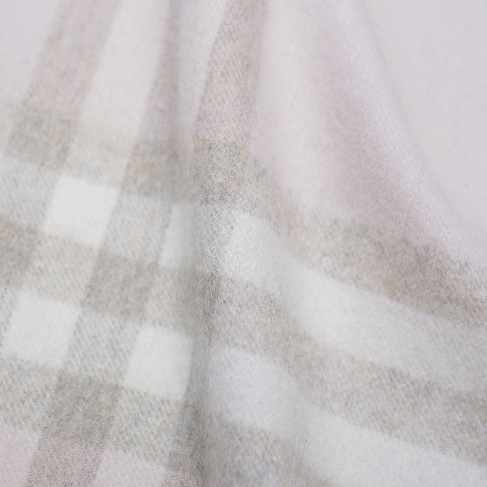 Cashmere Plaid Print Vintage Pre-Loved Scarf