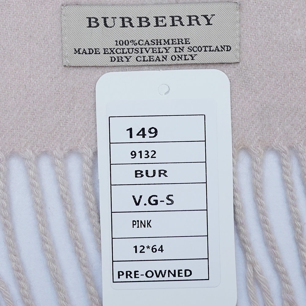 Cashmere Plaid Print Vintage Pre-Loved Scarf
