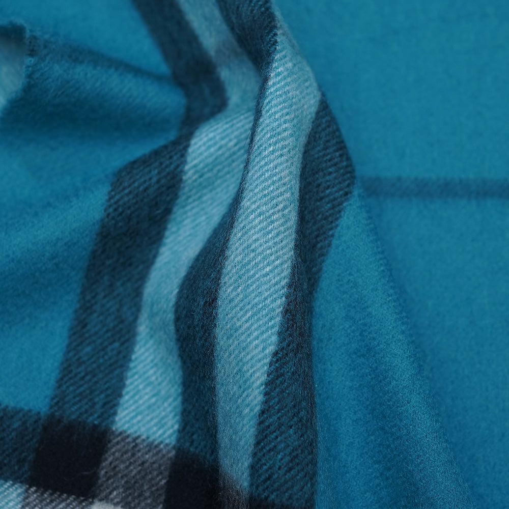 Cashmere Plaid Print Vintage Pre-Loved Scarf